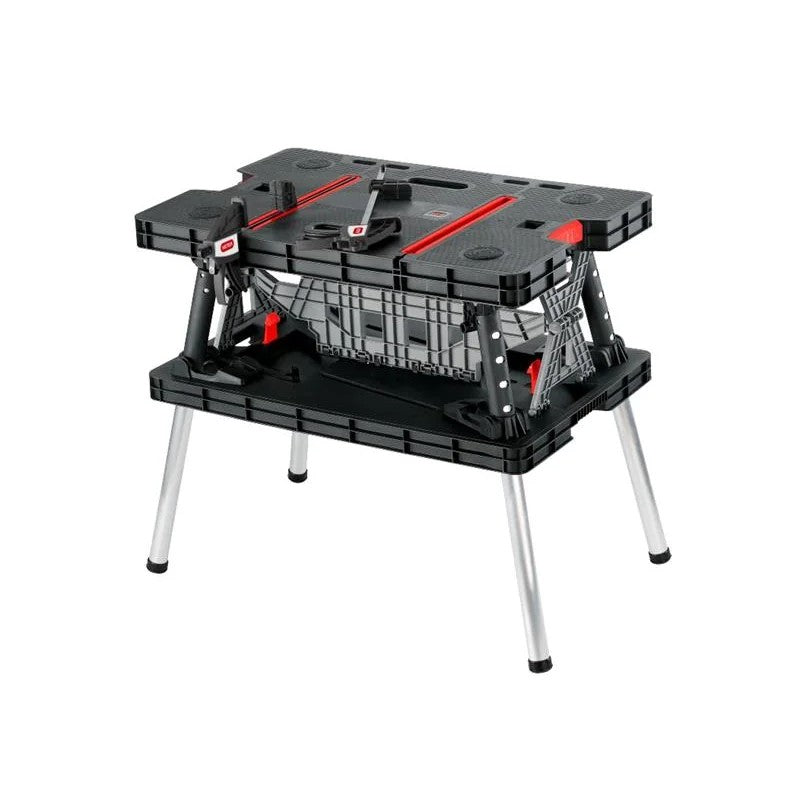 Keter Folding Work Table with Clamps - 237005