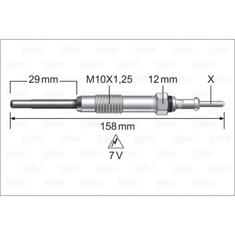 Valeo Diesel Engine Glow Plug 345260