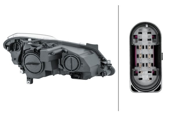 Hella Headlight Headlamp H7/H7 Left