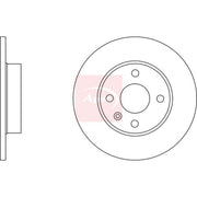 Apec 2 x Solid Rear Brake Discs DSK2390