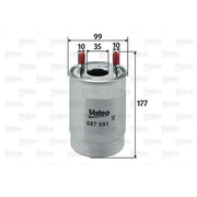 Valeo Fuel Filter Element 587551