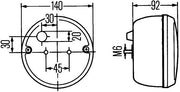 Hella 2SB 001 423-097 Tail Light Assembly