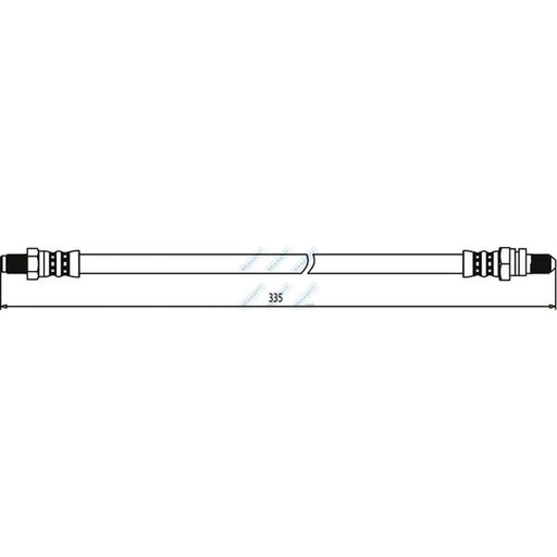 Apec Brake Hydraulic Hose Line Rear BHO4057