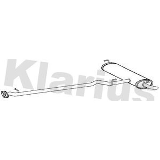 Klarius Box With Tail Pipe Rear DN747J