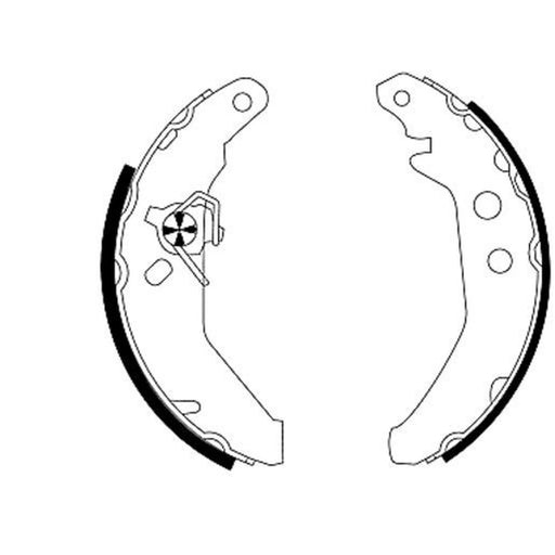 Mintex Brake Shoe Set Axle Kit MFR272