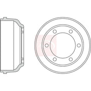 Apec Brake Drum Assembly Rear DRM9804