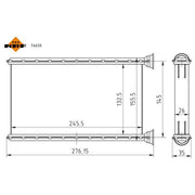 NRF Heater Matrix Core Heat Exchanger 54438