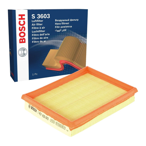 Genuine Bosch Car Air Filter S3603 Fits Vauxhall Corsa - 1.2 - 98-00 1457433603 Bosch  - Town Parts