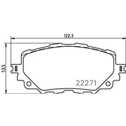 Mintex Front Brake Pad Set MDB3830