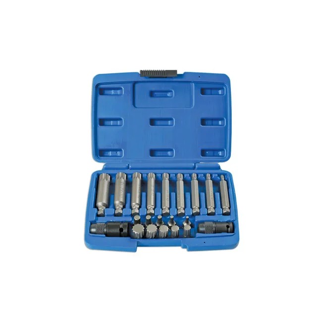 Laser Tools Spline Impact Bit Set 21pc - PL