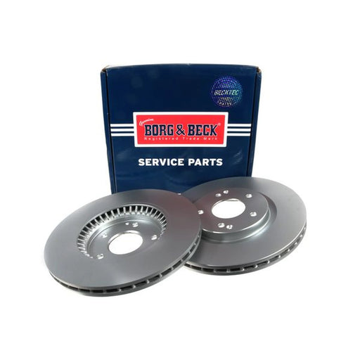 Borg & Beck 2 x Vented Front Brake Discs BBD5504