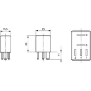 Bosch Glow Plug Relay 0 332 201 107
