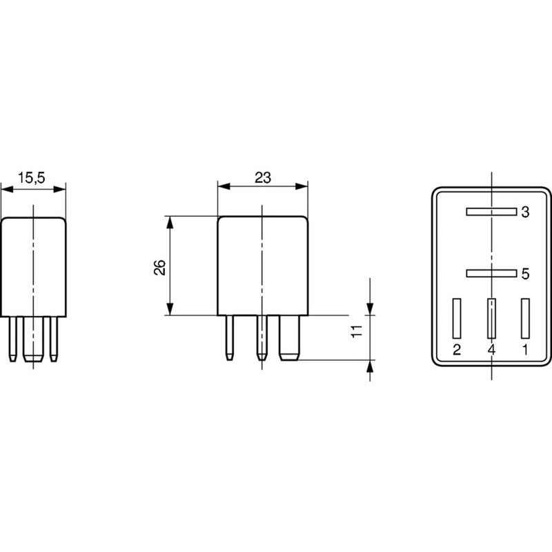 Bosch Glow Plug Relay 0 332 201 107