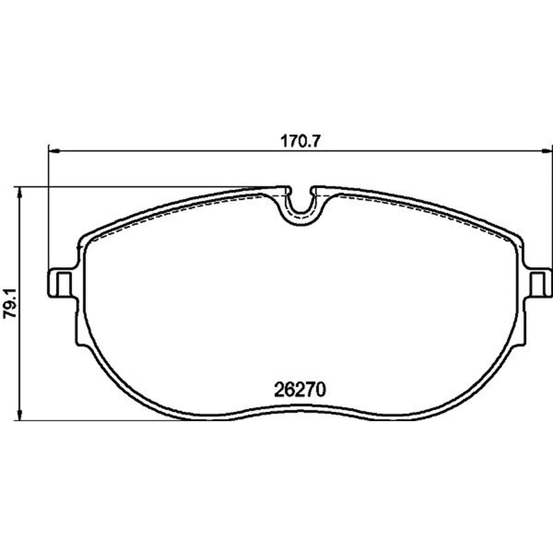 DON Front Brake Pad Set PCP2027