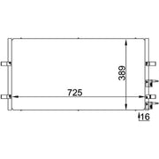 Mahle Air Conditioning Condenser AC 695 000P