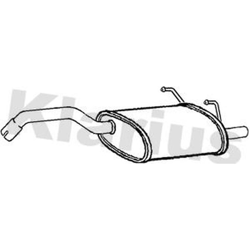 Klarius Box With Tail Pipe Rear FT981V