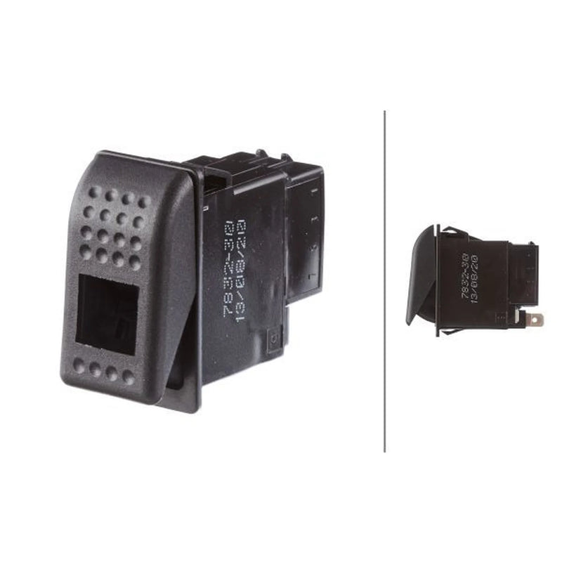 Hella Hazard Warning Light Switch 9 Connectors 6HH 007 832-301