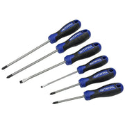 Faithfull Boxed Soft Grip Screwdriver Set, 6 Piece - FAISDSET6PRO