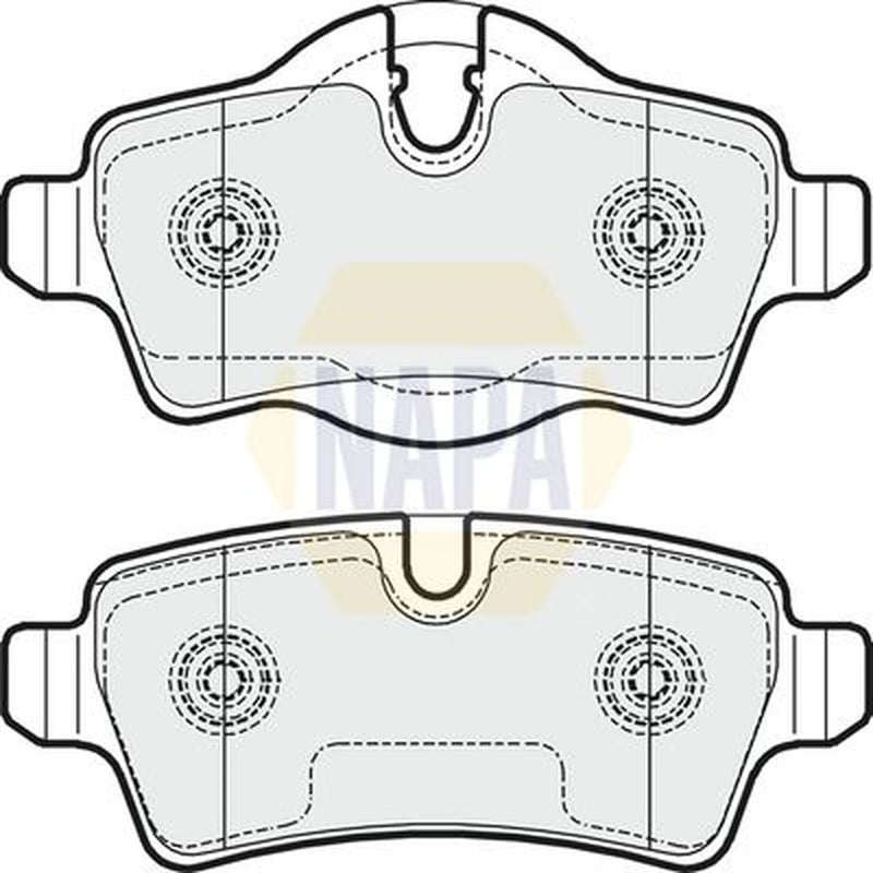 NAPA Rear Brake Pad Set NBP1088
