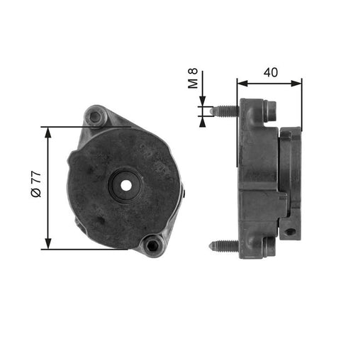 Gates Auxiliary Belt Tensioner T38345