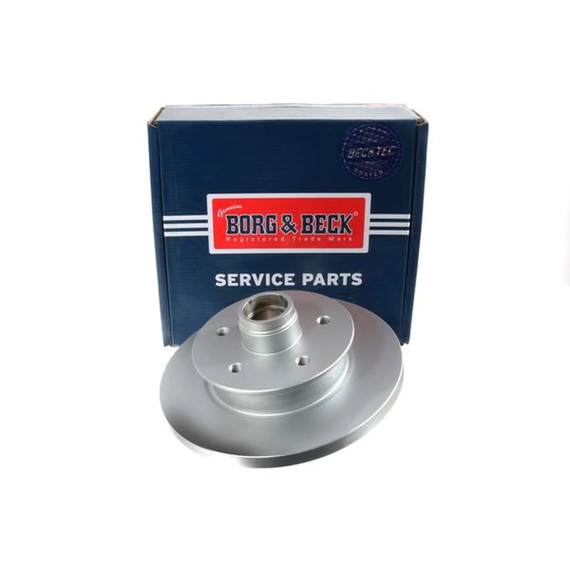 Borg & Beck 2 x Solid Front Brake Discs BBD5857S