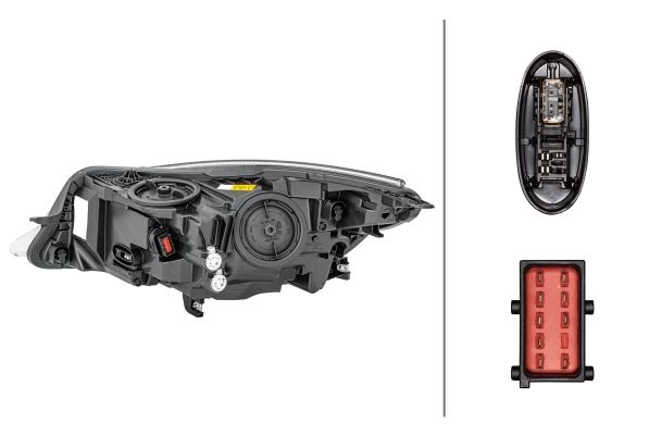 Hella 1ZT 011 166-741 Headlight