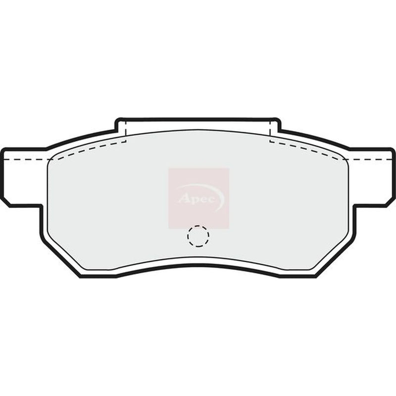 Apec Rear Brake Pad Set PAD587