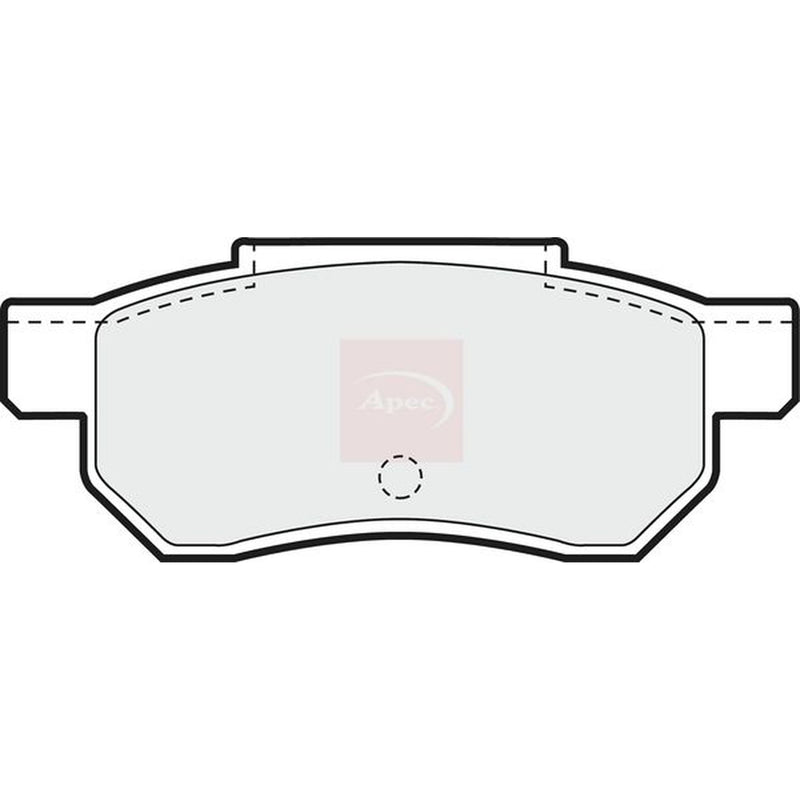 Apec Rear Brake Pad Set PAD587