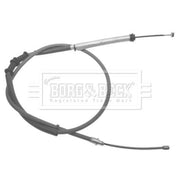 Borg & Beck Handbrake Cable Right Rear BKB2859