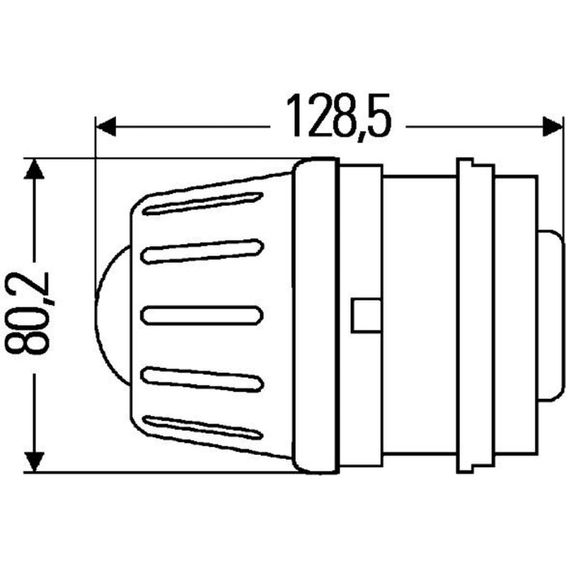 Hella Headlight Headlamp H7 Right 1BL 009 071-001