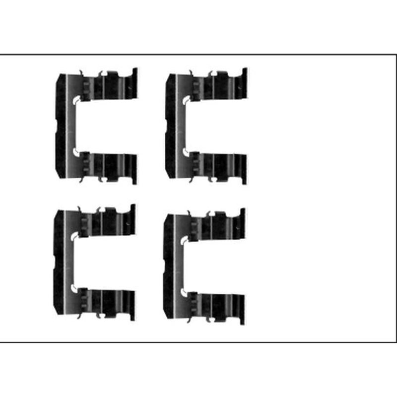 Textar Brake Pad Accessory Fitting Kit Front 82540500