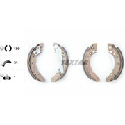 Textar 4 x Brake Shoe Set Axle Kit 91018200