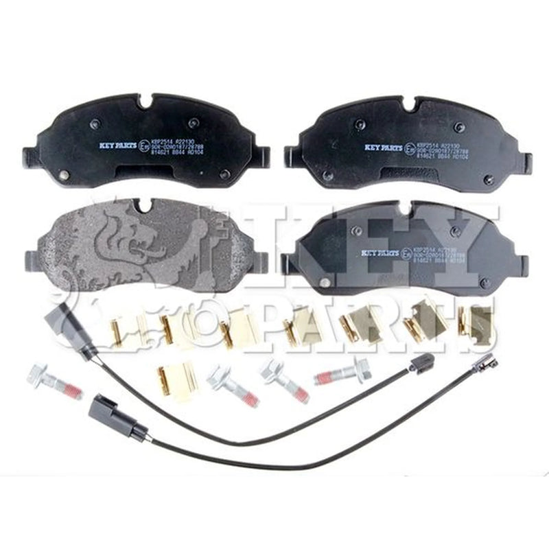 Key Parts 4 x Front Brake Pad Set KBP2514