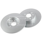 Borg & Beck 2 x Solid Rear Brake Discs BBD5442