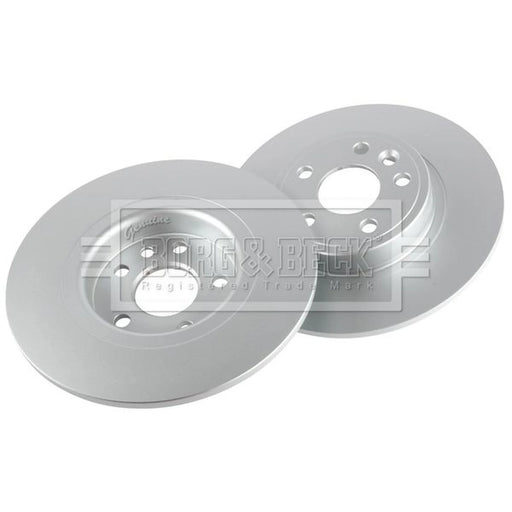 Borg & Beck 2 x Solid Rear Brake Discs BBD5442