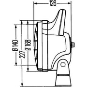 Hella Worklight High 1G4 003 470-131