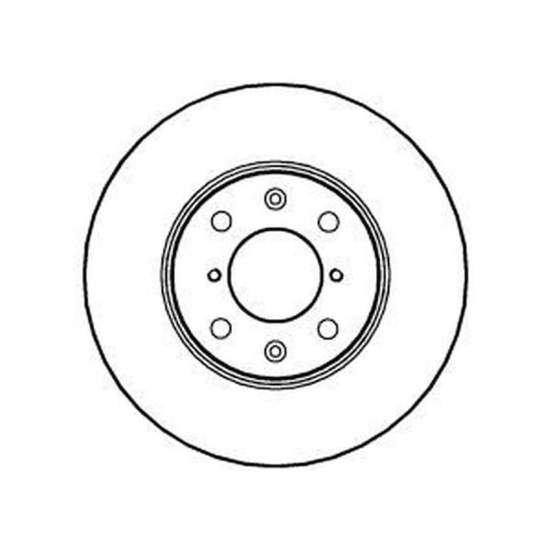 Abtex 2 x Vented Front Brake Discs BD1358V
