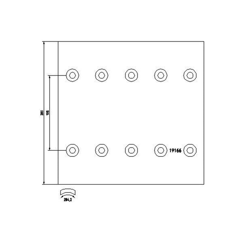 DON Don Cv Brake Lining Set BC90911S7340