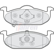 Fahren Front Brake Pad Set FBP4251