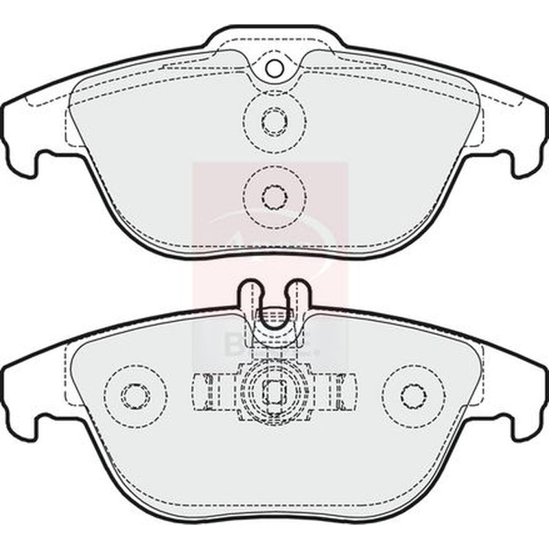 Apec Rear Brake Pad Set PD3236