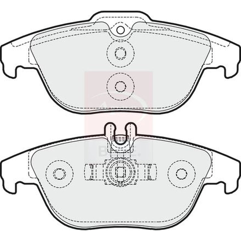 Apec Rear Brake Pad Set PD3236