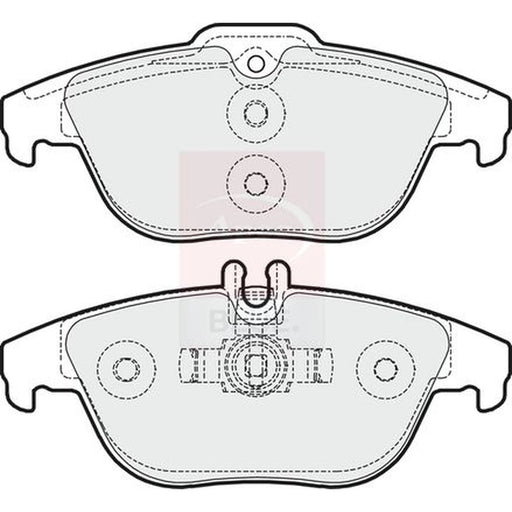Apec Rear Brake Pad Set PD3236