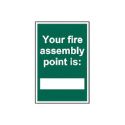 Scan Your Fire Assembly Point is - PVC Sign 200 x 300mm - 1526