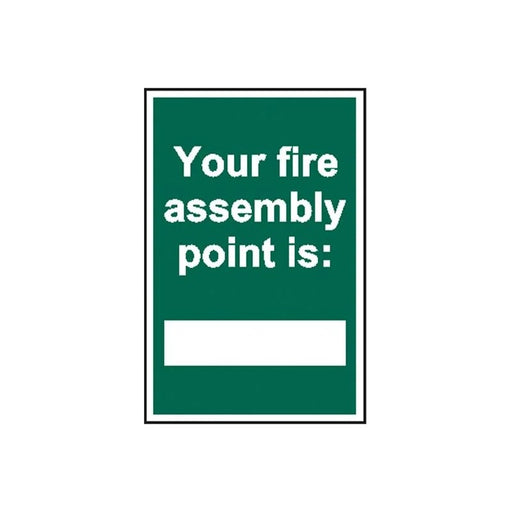 Scan Your Fire Assembly Point is - PVC Sign 200 x 300mm - 1526