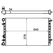 Mahle Engine Radiator CR 477 001S