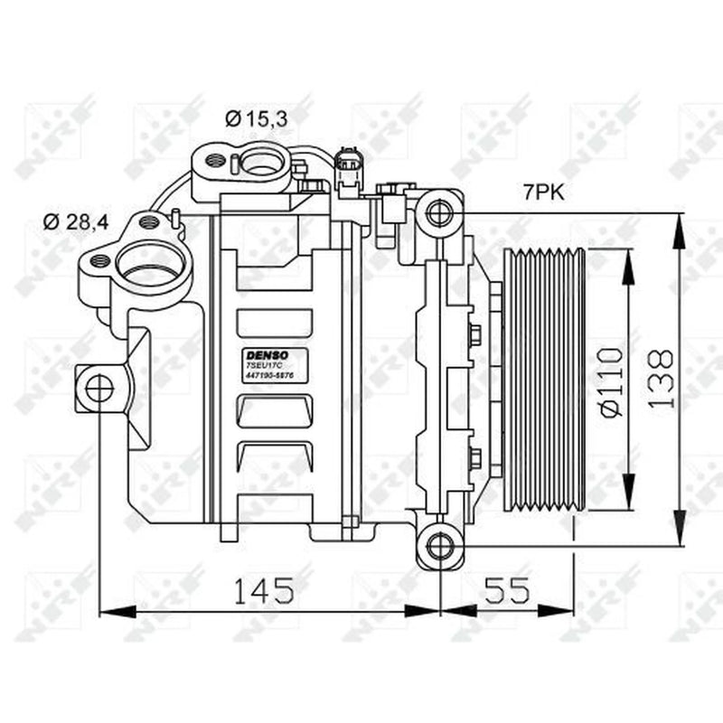 NRF Air Conditioning Compressor 32524