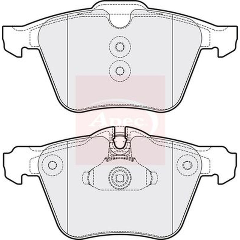 Apec Front Brake Pad Set PAD1595