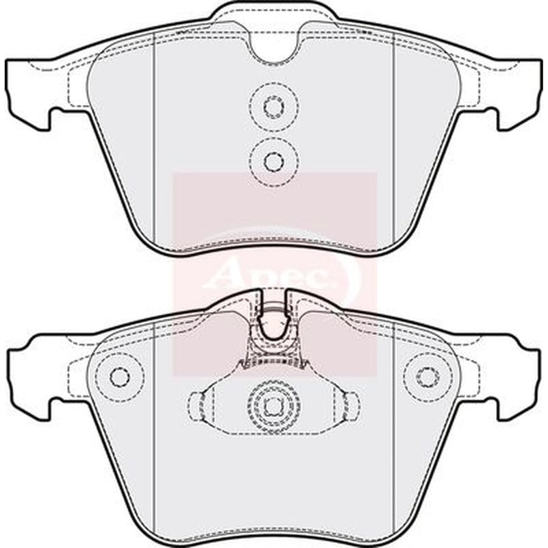 Apec Front Brake Pad Set PAD1595