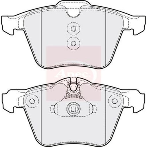 Apec Front Brake Pad Set PAD1595