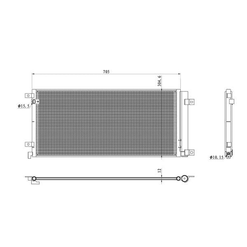 NRF Air Conditioning Condenser 350494